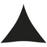 Tieniaca plachta oxfordská látka trojuholníková 4x4x4 m čierna