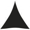 Tieniaca plachta oxfordská látka trojuholníková 4x5x5 m čierna