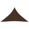 Tieniaca plachta oxfordská látka trojuholníková 4x4x5,8 m hnedá