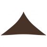 Tieniaca plachta oxfordská látka trojuholníková 5x5x6 m hnedá