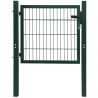 Plotová brána 2D (jednokrídlová), zelená 106x130 cm