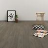Samolepiace podlahové dosky 4,46 m², 3 mm, PVC, sivé a hnedé