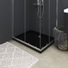 Obdĺžniková sprchová vanička z ABS čierna 80x100 cm