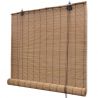 Hnedá bambusová roleta 80x160 cm