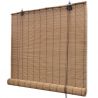 Hnedá bambusová roleta 120x220 cm
