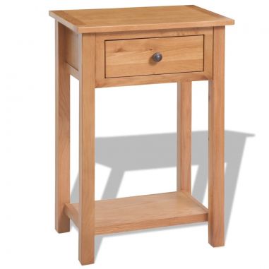 Konzolový stolík 50x32x75 cm, dubový masív