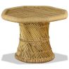 Konferenčný stolík, bambus, osemuholník 60x60x45 cm