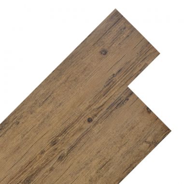 Podlahové dosky z PVC 5,26 m², 2 mm, hnedý orech