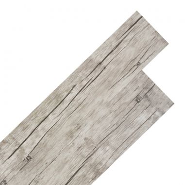 Samolepiace podlahové dosky z PVC 5,02 m², 2 mm, vyblednutý dub 