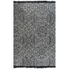 Kilim koberec sivý 120x180 cm bavlnený vzorovaný