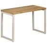 Jedálenský stôl 115x55x76 cm, mangový masív a oceľ