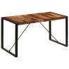 Jedálenský stôl 140x70x75 cm, drevený masív sheesham