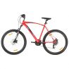 Horský bicykel 21 rýchlostí 29" koleso 53 cm rám červený
