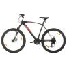 Horský bicykel 21 rýchlostí 29" koleso 53 cm rám čierny