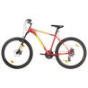 Horský bicykel 21 rýchlostí 27,5" koleso 50 cm rám červený
