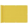 Balkónová markíza žltá 90x400 cm HDPE
