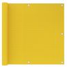 Balkónová markíza žltá 90x500 cm HDPE
