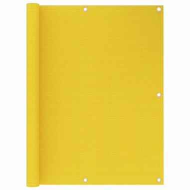 Balkónová markíza žltá 120x300 cm HDPE