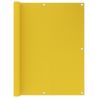 Balkónová markíza, žltá 120x600 cm, HDPE
