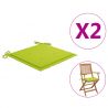 Podložky na záhradné stoličky 2 ks 40x40x3 cm, oxfordská látka