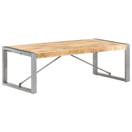 Konferenčný stolík 120x60x40 cm, surové mangové drevo 