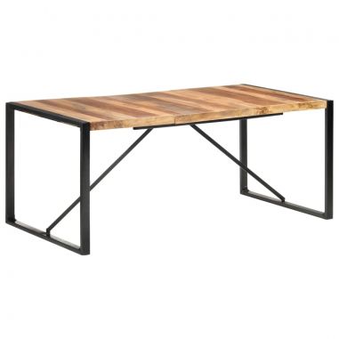 Jedálenský stôl 180x90x75 cm masívne drevo so sheeshamovou úpravou