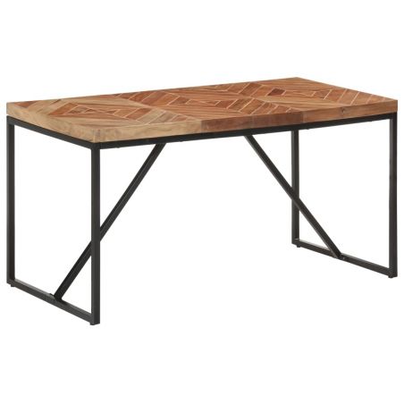 Jedálenský stôl 140x70x76 cm akáciový a mangovníkový masív