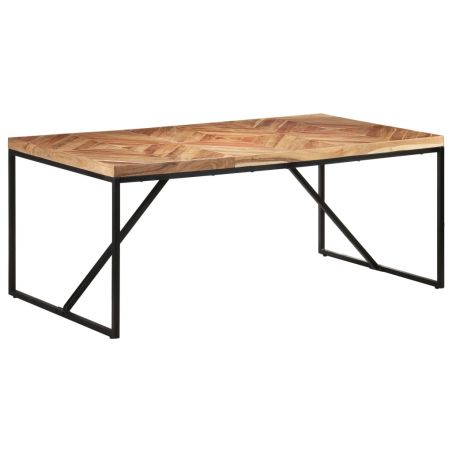 Jedálenský stôl 180x90x76 cm akáciový a mangovníkový masív