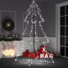 Vianočný stromček, kužeľ, 240 LED, dovnútra aj von 118x180 cm
