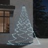 Nástenný stromček s háčikom 260 LED biely 3 m exteriér/interiér