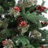Vianočný stromček s borovicovými šiškami zelený 150 cm PVC a PE