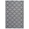 Esschert Design Vonkajší koberec 180x121 cm, sivo biely OC25