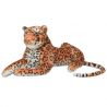 Hračka plyšový leopard, hnedý, XXL
