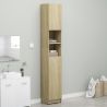 Kúpeľňová skrinka, dub sonoma 32x25,5x190 cm, kompozitné drevo