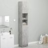 Kúpeľňová skrinka, betónová 32x25,5x190 cm, kompozitné drevo