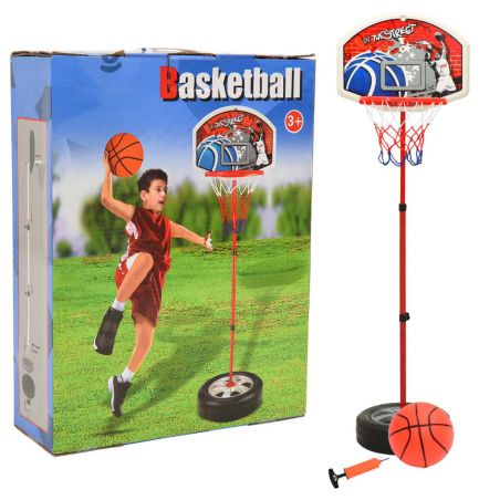 Detská nastaviteľná basketbalová súprava 120 cm