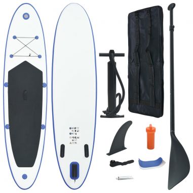 Stand up paddleboard SUP, nafukovací, modro biely