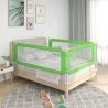 Zábrana na detskú posteľ zelená 150x25 cm látka