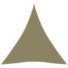 Tieniaca plachta oxfordská látka trojuholníková 3x4x4 m béžová