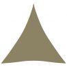 Tieniaca plachta oxfordská látka trojuholníková 4x5x5 m béžová