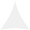 Tieniaca plachta oxfordská látka trojuholníková 3x4x4 m biela