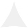 Tieniaca plachta oxfordská látka trojuholníková 5x6x6 m biela