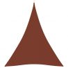 Tieniaca plachta oxfordská látka trojuholníková 3x4x4 m tehlová