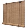 Hnedá bambusová roleta 140x160 cm