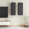 TV skrinky 2 ks, sivé 30,5x30x90 cm, kompozitné drevo