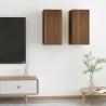 TV stolíky 2 ks hnedý dub 30,5x30x60 cm spracované drevo