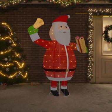 Vianočná ozdoba figúrka Santa Clausa LED luxusná látka 180 cm