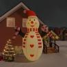 Nafukovací vianočný snehuliak s LED 630 cm