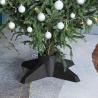 Stojan na vianočný stromček sivý 55,5x55,5x15 cm