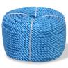 Pletené lano polypropylénové 10 mm 250 m modré